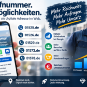 Mobilnummer als Vertriebsadresse