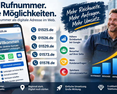 Mobilnummer als Vertriebsadresse