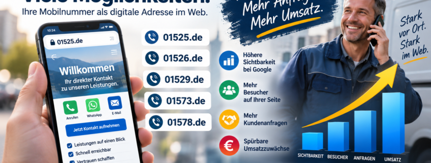 Mobilnummer als Vertriebsadresse