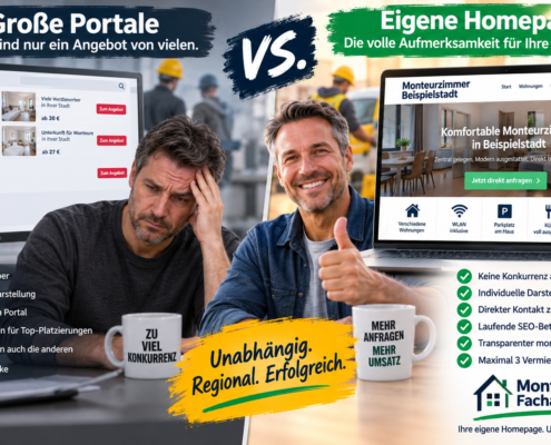 Vorteile Monteurzimmer Agentur