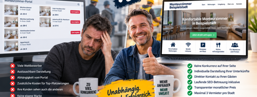 Vorteile Monteurzimmer Agentur